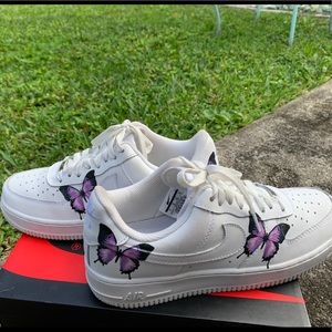 Custom butterfly Air Force 1